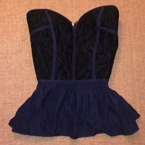 Zipper corset 💙😈
